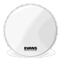 (Direct mail from Japan) Evans drum head 20 inches white BD20MX1W