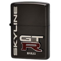 (Direct mail from Japan) ZIPPO lighter black single-sided Nissan SKYLINE commemorative edition ZIPPO