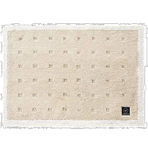 (Direct mail from Japan) Oka Bath Mat (Absorbent Quick-drying Antibacterial) 50cm×70cmcm Milk Tea Color