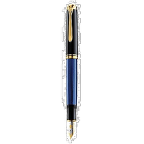 (Direct mail from Japan) Pelikan Souverän series fountain pen ultra-fine blue stripes