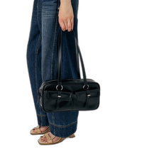 Japanese direct mail MOUSSY womens synthetic leather large capacity shoulder bag 010HAP553491