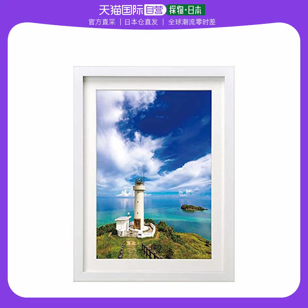 (JAPAN DIRECT MAIL) HAKUBA PHOTO FRAME MM-01 A3 WOODEN ACRYLIC PLATE WHITE FWMM01-WT-Taobao