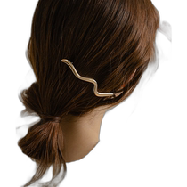 SMELLY womens corrugated metal hair clip direct mail from Japan elegant design easy to match first choice for hair decoration