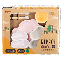 (Direct mail from Japan) Pigeon baby tableware set KIPPOI baby pink dining