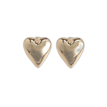 Japanese direct mail heart-shaped earrings LAGUNAMOON ear clip