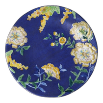 Japan direct mail Kutani yaki universal plate karaage