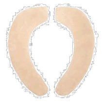 Japan direct mail b b collection toilet seat toilet mat cream color winter thickened washable