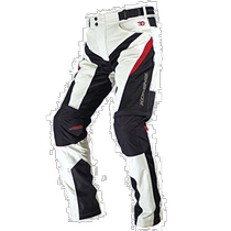 KOMINE Motorcycle With Accessories Anti-Fall Pants Protection Knee Warm Mesh Pants 3D White L