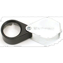 IOptomebao inspection magnifies multiple 10 times 1176-10 times with a folding metal magnifier