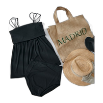 Japanese direct mail natural couture womens one-piece swimsuit suspender style 0341160060