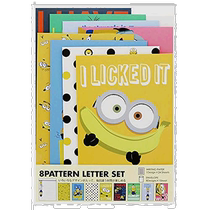 (Direct mail from Japan) Sun Star Stationery Minions Letter Paper Set 8 Sets of D Pictures S20884