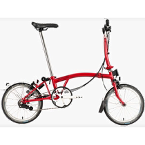 Japan direct mail Brompton small cloth folding bike red travel adjustable for dirty and durable