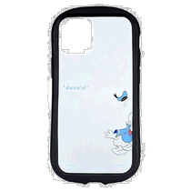 Self-operated｜Gourmandise iPhone 5 4-inch transparent mobile phone case with black edge Donald Duck DN-protective case