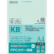 (日本直邮)Kokuyo国誉 复印纸 PPC彩色纸 100张A4 蓝色 KB-C139