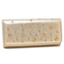 Japan direct mail JIMMY CHOO womens long wallet NINO AURAXES] zipper small wallet