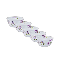 Japan Direct Mail (Japan Direct Mail) Corelle Corning Medium Bowl 5 pieces Purple Flower J426-VM CP-1546