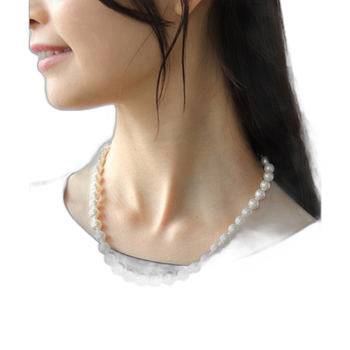 1 hour refundable japan direct mail three four time women's short pearl necklace 85450102