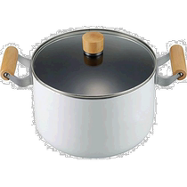 (Direct mail from Japan) Heping FREIZ double-ear large cooking pot 22cm induction cooker is suitable for 3-layer coating fluororesin