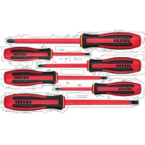(Direct mail from Japan) VESSEL Megandra insulated screwdriver 6-piece set anti-electricity VDE specification