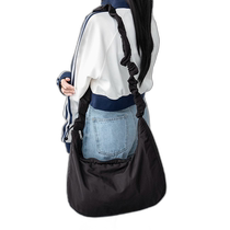 Japanese direct mail WEGO womens autumn and winter new half-moon shoulder bag WE24AW07SG0008 nylon