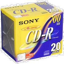 Sony Sony burning disc CD-R 1-48 times speed 5 mm 20 sheets 20CDQ80DN