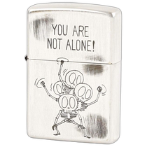 (Direct mail from Japan) ZIPPO Lighter No 200YOUARENOTALONE Dancing Skeleton