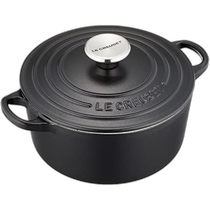 Japan direct mail (Japan direct mail) Le Creuset cool color enamel pot double-ear pot waterless pot iron pot 18c