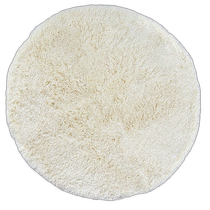 (Direct mail from Japan) Oka 70 cm diameter bath mat white round antibacterial foot mat