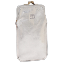 Japan direct mail IL BISONTE glasses case silver men and women unisex IL BISONTE SCA