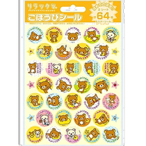(Direct mail from Japan)Beverly Rilakkuma Reward Stickers Set of 10 (64 sheets) SL-0