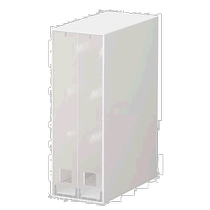 (Direct mail from Japan) Yamazaki jewelry box W8 8×D17 5×H25 3cm white 61