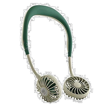 (Direct Mail from Japan) Spice Hanging Neck Portable Fan Khaki 3-speed Adjustable USB Charging DF30SS0
