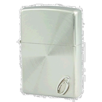 (Japanese direct mail) ZIPPOs treasure lighter spiral wire drawing silver letter O Cubic decoration SSP-O