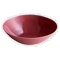 (Direct mail from Japan) KINTO ATELIER TETE ceramic small dinner plate 185mm burgundy