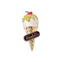 Japanese direct mail guriguri womens ice cream style brooch 61680563854 brooch
