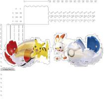 Domei Pokémon Collection Pokémon Poke Ball Ash VS Xiao Hao Toys