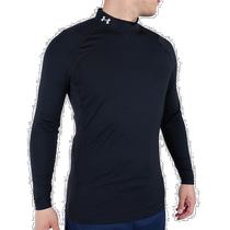 Richao Errands Under Armor Mens Golf Wear Sweat-Absorbent Quick-Drying Long-Sleeve T-Shirt Black