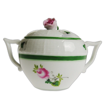 Japan Direct Mail Herend Vienna Rose Sugar Bowl 472