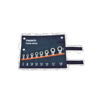 Japan direct mail TRUSCO hardware tool model TGRW800S ratchet combination wrench set short 8-piece set