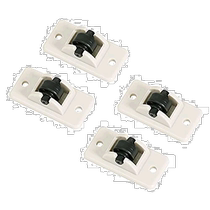 Japan Direct mail (Japanese direct mail) Astro Mini castors 4 light grey wheel black pay two sides glue 71