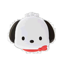 Japan Direct Mail (Japan Direct Mail) Sanrio Triple Lull Gull Face Type Mirror Comb Suit Paccia Dog Pattern