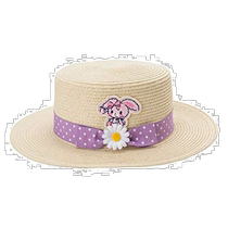 (Direct mail from Japan) sanrio Sanrio animation peripheral flower webbing flat-top straw hat is comfortable and versatile 1298