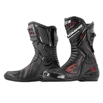 (Direct mail from Japan) Komine BK-087 Extreme Racing Boots Elastic Material Black 28 5cm