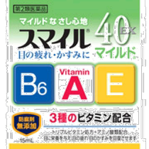 Direct mail from Japan Lion King Dryness Relief 40EX Vitamin Gentle Eye Drops 15ml (Origin: Kanagawa Prefecture