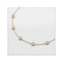 Japanese direct mail Japanese trend agete Akado K10 opal bracelet white one size