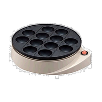 (Direct mail from Japan) Koizumi Octopus dumpling machine 12 holes Beige KTM-07