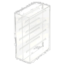 (Direct mail from Japan) Muji Acrylic Necklace Perforated Case Expandable Width 17 5x Depth 8 8x Height 2