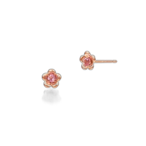Japanese direct mail Japanese tide 4℃ K10 pink gold earrings 152426153110