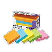 (Direct mail from Japan) 3M sticky notes strong adhesive neon color 50 × 50mm 90 sheets × 10 books 6501SS-