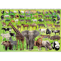 (Japan Direct Mail) EPOCH Apollo Animals Puzzle 63 Pieces Children Learn Indoor Games